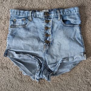 One By One Teaspoon Low Waist Lovers Shorts